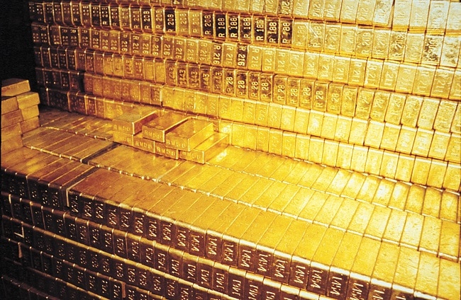 Onde está a maior reserva de ouro do mundo?