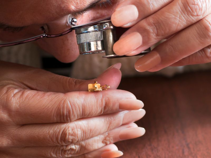 como saber se uma joia é de ouro