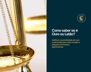 como saber se é ouro ou latão